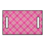 Pink And Green Plaid Pattern Print Golf Cart Seat Cover