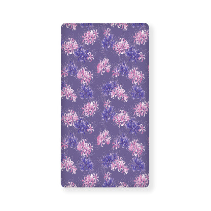 Pink And Purple Japanese Amaryllis Print Baby Crib Sheet