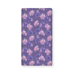 Pink And Purple Japanese Amaryllis Print Baby Crib Sheet