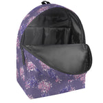 Pink And Purple Japanese Amaryllis Print Backpack