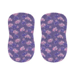Pink And Purple Japanese Amaryllis Print Bar Stool Covers