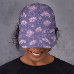 Pink And Purple Japanese Amaryllis Print Baseball Cap