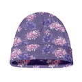 Pink And Purple Japanese Amaryllis Print Beanie
