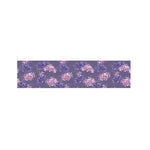 Pink And Purple Japanese Amaryllis Print Bed Runner