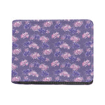 Pink And Purple Japanese Amaryllis Print Bifold Wallet