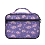 Pink And Purple Japanese Amaryllis Print Briefcase Bible Bag