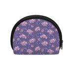 Pink And Purple Japanese Amaryllis Print Coin Purse