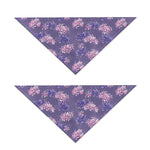 Pink And Purple Japanese Amaryllis Print Dog Bandana