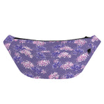 Pink And Purple Japanese Amaryllis Print Fanny Pack