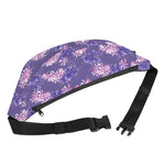 Pink And Purple Japanese Amaryllis Print Fanny Pack