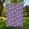 Pink And Purple Japanese Amaryllis Print Garden Flag