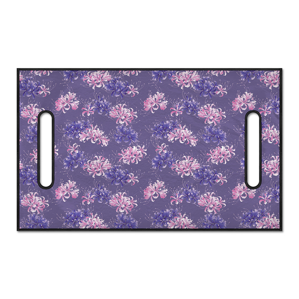Pink And Purple Japanese Amaryllis Print Golf Cart Seat Cover