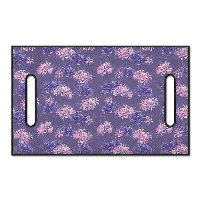Pink And Purple Japanese Amaryllis Print Golf Cart Seat Cover