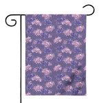 Pink And Purple Japanese Amaryllis Print House Flag