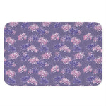 Pink And Purple Japanese Amaryllis Print Indoor Door Mat