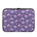 Pink And Purple Japanese Amaryllis Print Laptop Sleeve