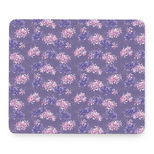 Pink And Purple Japanese Amaryllis Print Mouse Pad