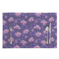 Pink And Purple Japanese Amaryllis Print Placemat