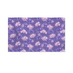 Pink And Purple Japanese Amaryllis Print Polyester Flag