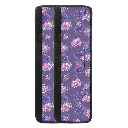 Pink And Purple Japanese Amaryllis Print Refrigerator Handle Covers