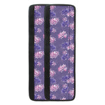 Pink And Purple Japanese Amaryllis Print Refrigerator Handle Covers
