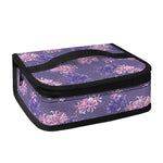 Pink And Purple Japanese Amaryllis Print Small Lunch Bag
