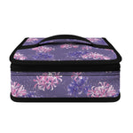 Pink And Purple Japanese Amaryllis Print Small Lunch Bag