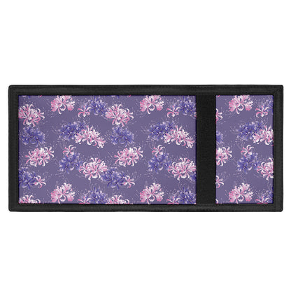 Pink And Purple Japanese Amaryllis Print Trifold Wallet