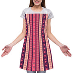 Pink And Purple Southwestern Print Adjustable Apron