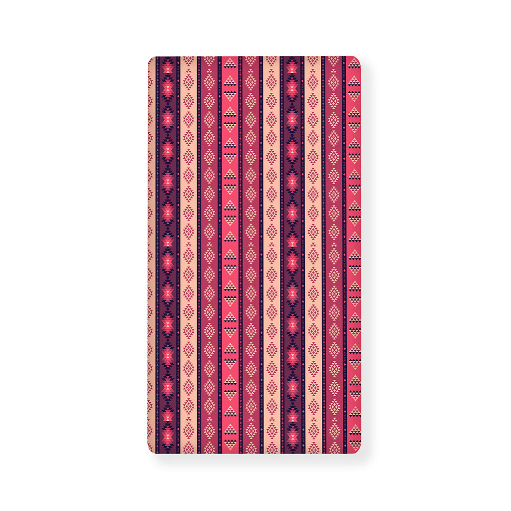 Pink And Purple Southwestern Print Baby Crib Sheet
