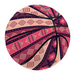 Pink And Purple Southwestern Print Basketball