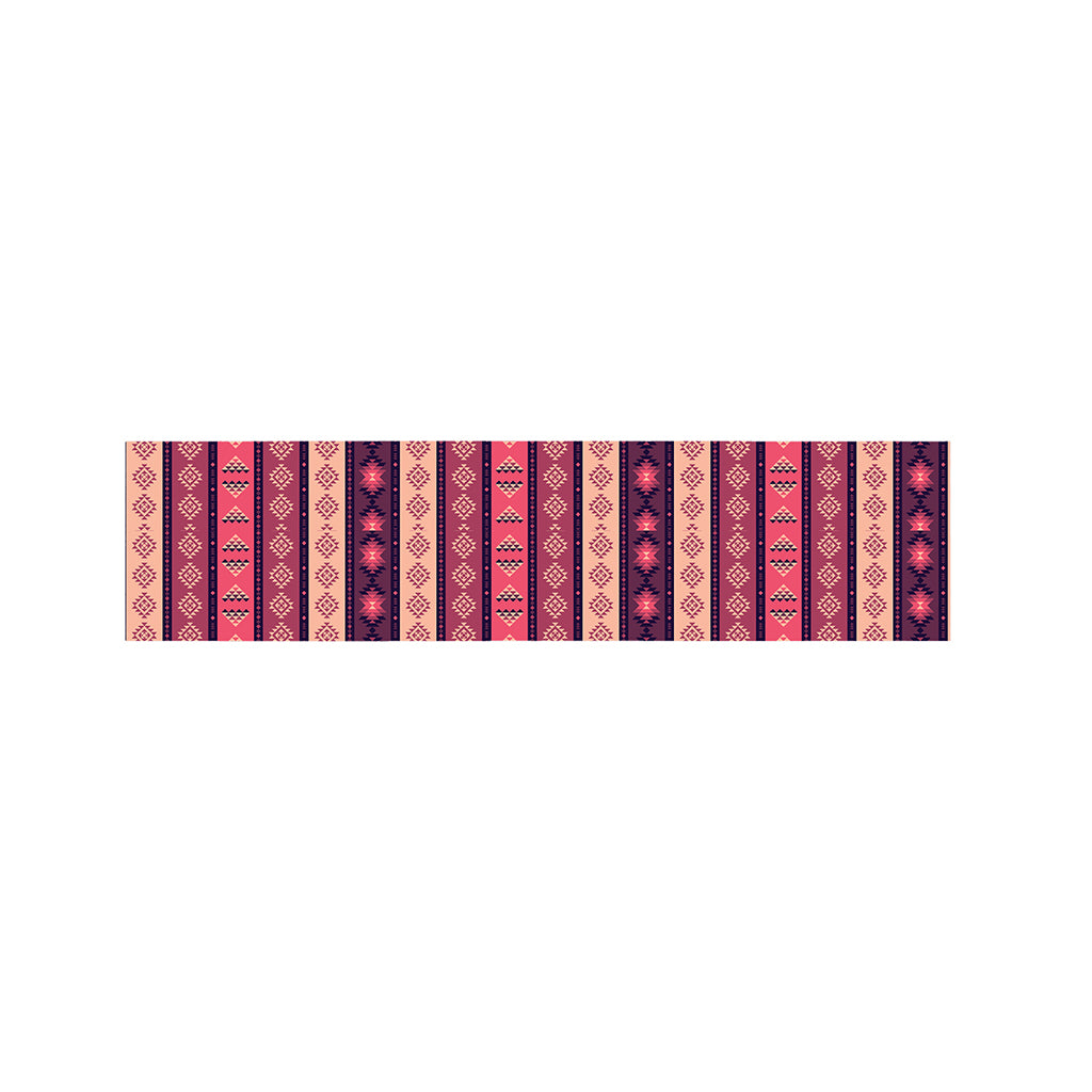 Pink And Purple Southwestern Print Bed Runner