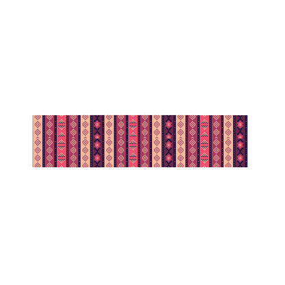 Pink And Purple Southwestern Print Bed Runner