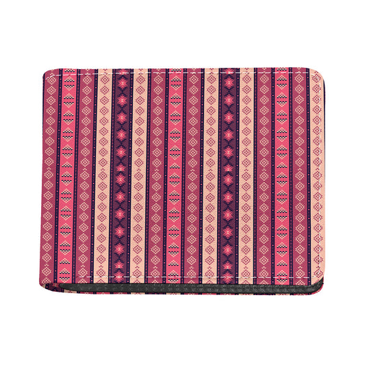 Pink And Purple Southwestern Print Bifold Wallet