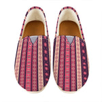 Pink And Purple Southwestern Print Casual Shoes