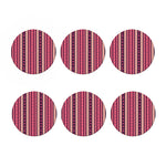 Pink And Purple Southwestern Print Coaster Set