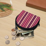 Pink And Purple Southwestern Print Coin Purse