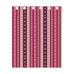 Pink And Purple Southwestern Print Curtain