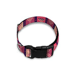 Pink And Purple Southwestern Print Dog Collar