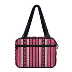 Pink And Purple Southwestern Print Double Strap Bible Bag