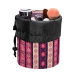 Pink And Purple Southwestern Print Drawstring Makeup Bag