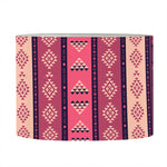 Pink And Purple Southwestern Print Drum Lamp Shade