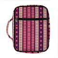 Pink And Purple Southwestern Print Front Pocket Bible Bag