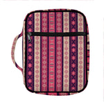 Pink And Purple Southwestern Print Front Pocket Bible Bag