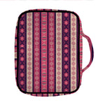 Pink And Purple Southwestern Print Front Pocket Bible Bag
