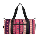 Pink And Purple Southwestern Print Gym Bag