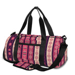 Pink And Purple Southwestern Print Gym Bag