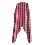 Pink And Purple Southwestern Print Hammer Pants