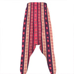 Pink And Purple Southwestern Print Hammer Pants