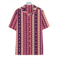Pink And Purple Southwestern Print Hawaiian Shirt